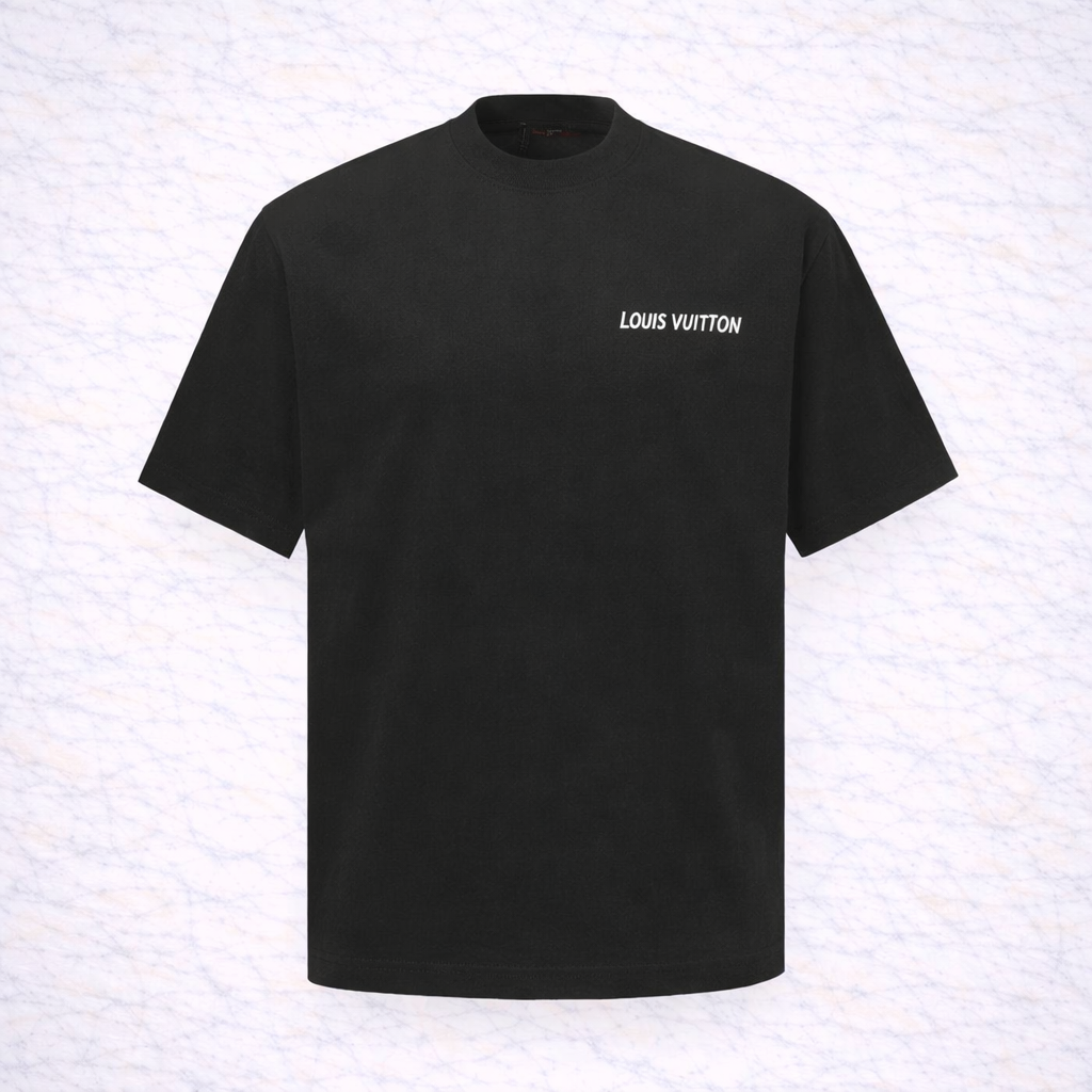 Louis Vuitton – T-shirt Noir Logo Signature
