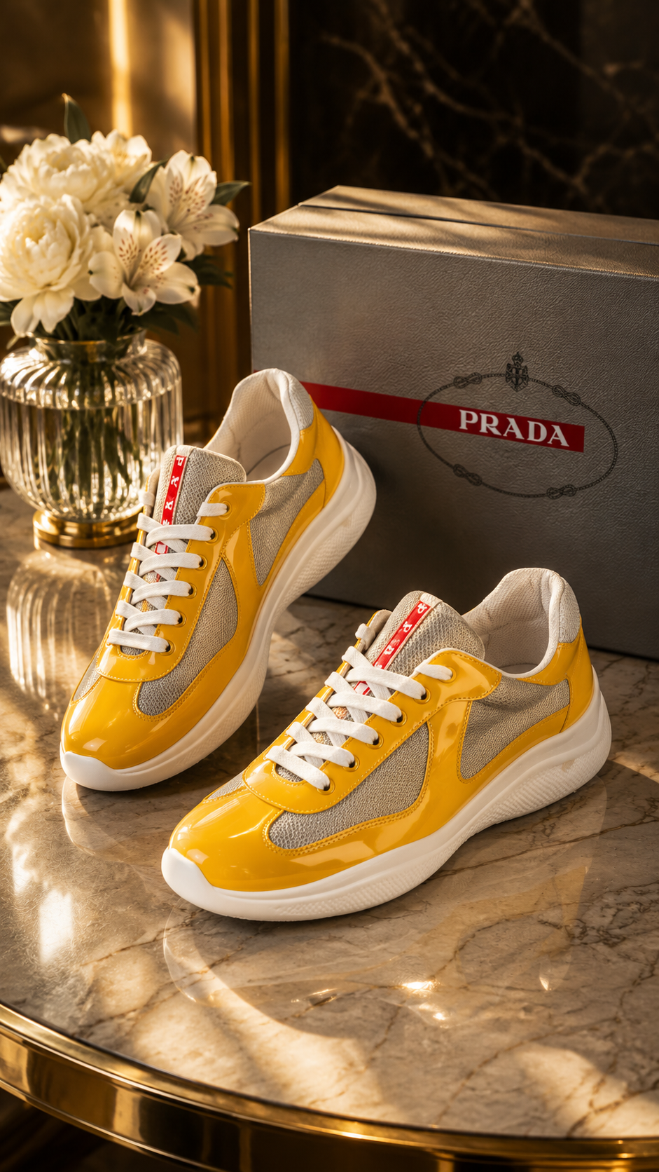 Prada cup jaune