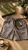 Gucci - Short de bain logo clair