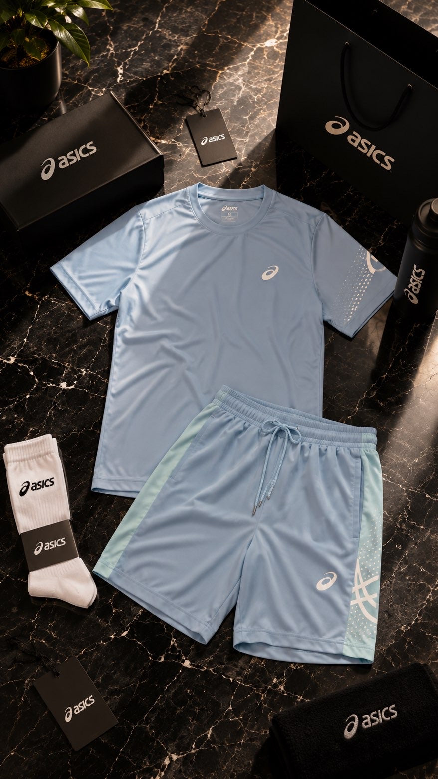 Ensemble Asics Bleu ciel