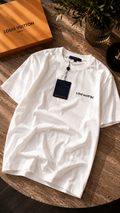 Louis Vuitton – T-shirt Blanc Logo Signature