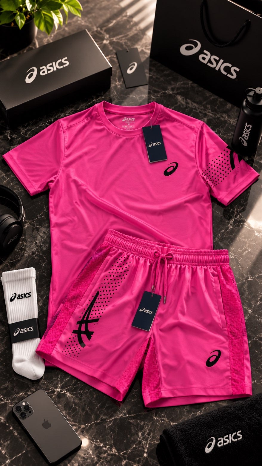 Ensemble Asics Rose