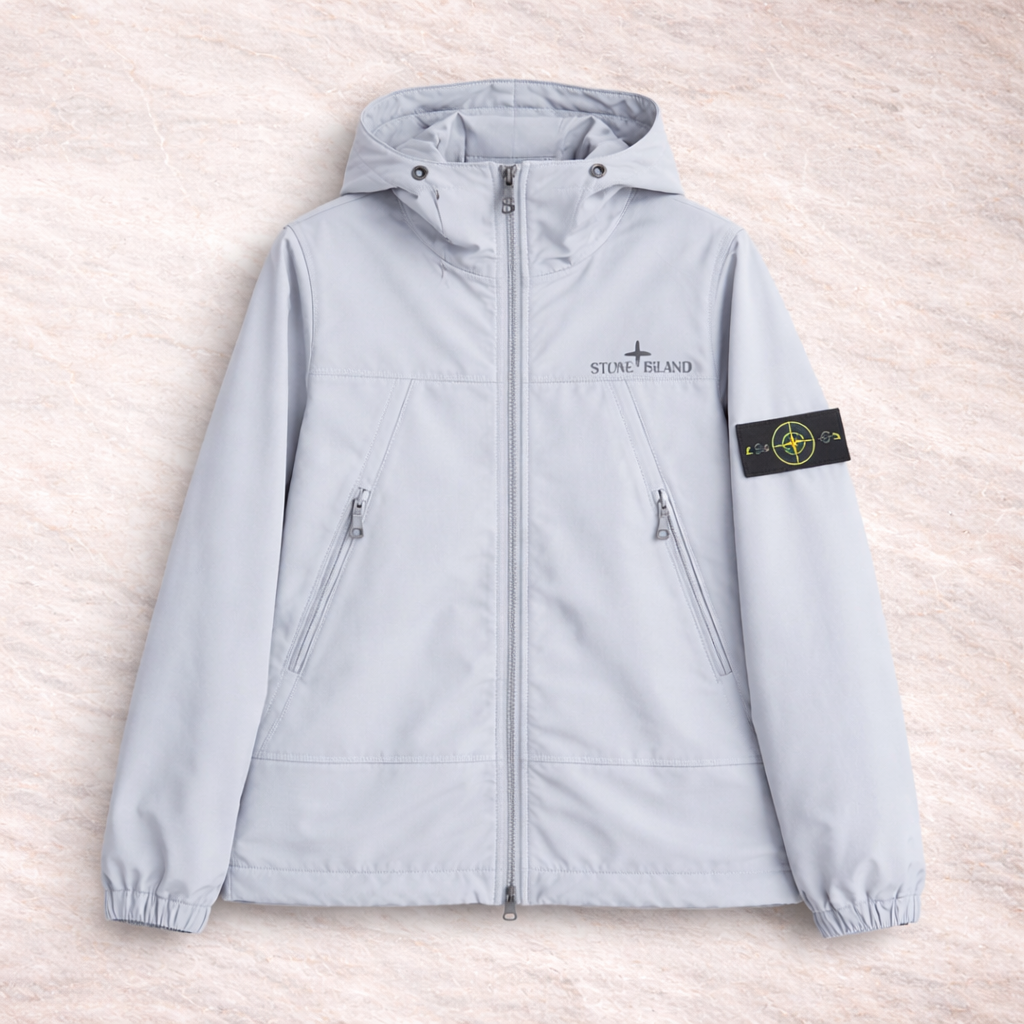 🧥 Stone Island – Veste Soft Shell à capuche