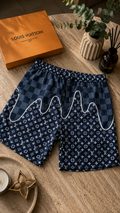 Louis vuitton - Short de bain monogram bleu