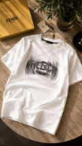 Fendi – T-shirt Blanc Logo FENDI Roma