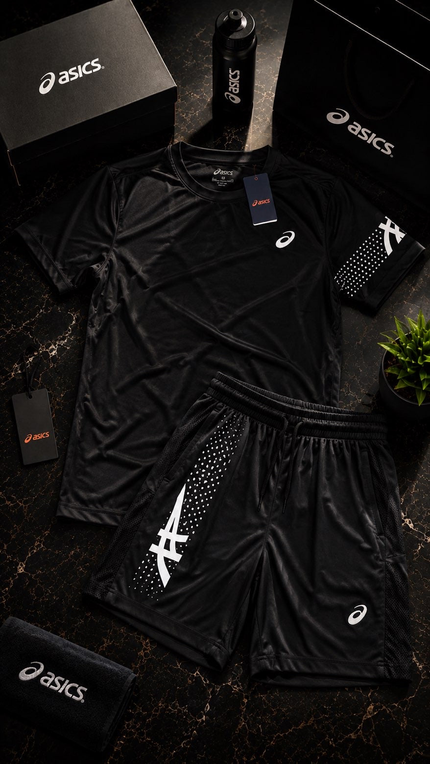 Ensemble Asics Black