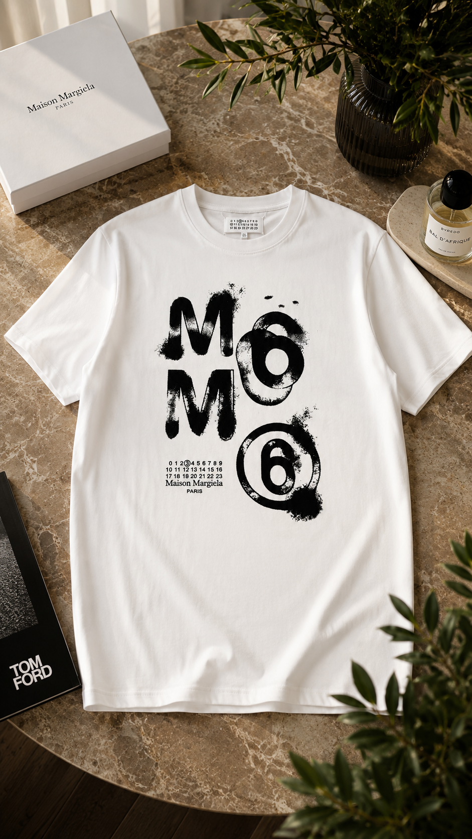 Maison Margiela – T-shirt Blanc Print “MM6”
