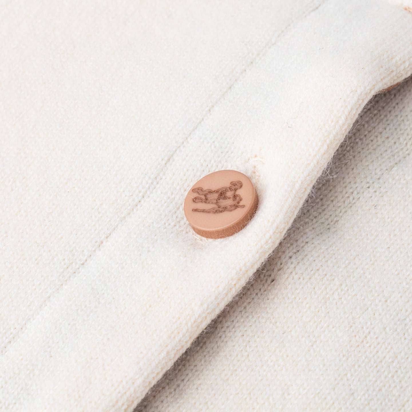 Gilet blanc cassé burberry