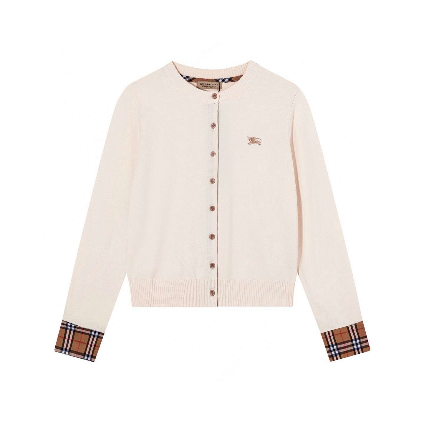 Gilet blanc cassé burberry