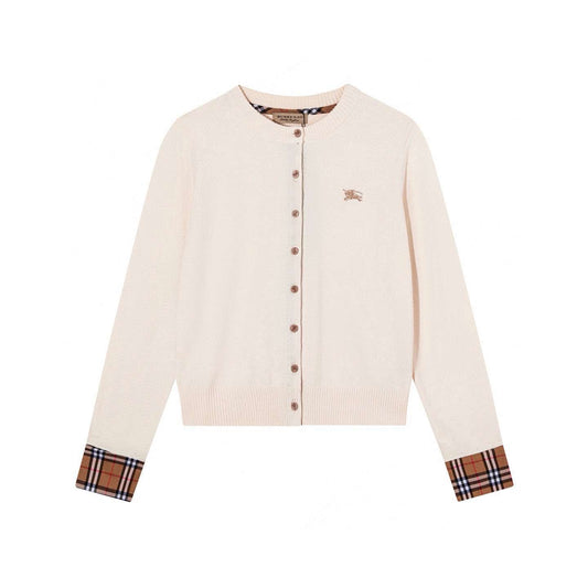 Gilet blanc cassé burberry