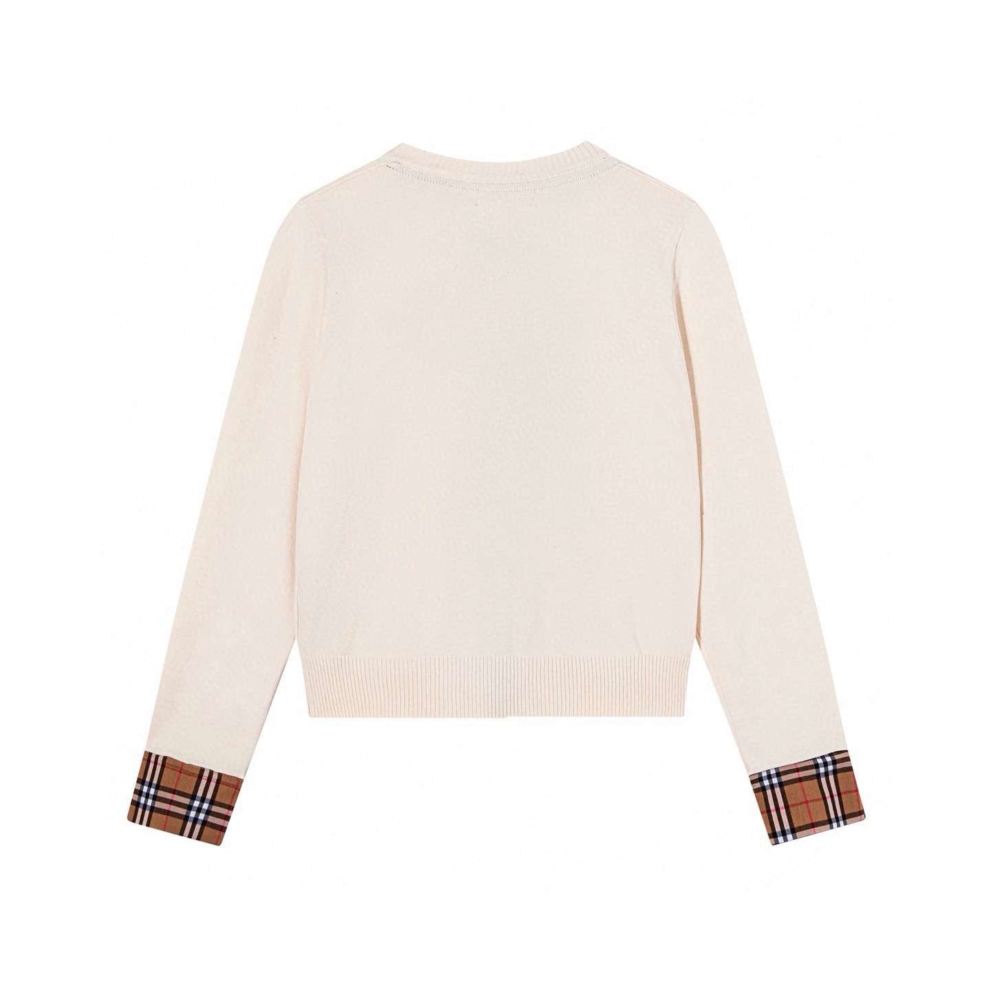 Gilet blanc cassé burberry