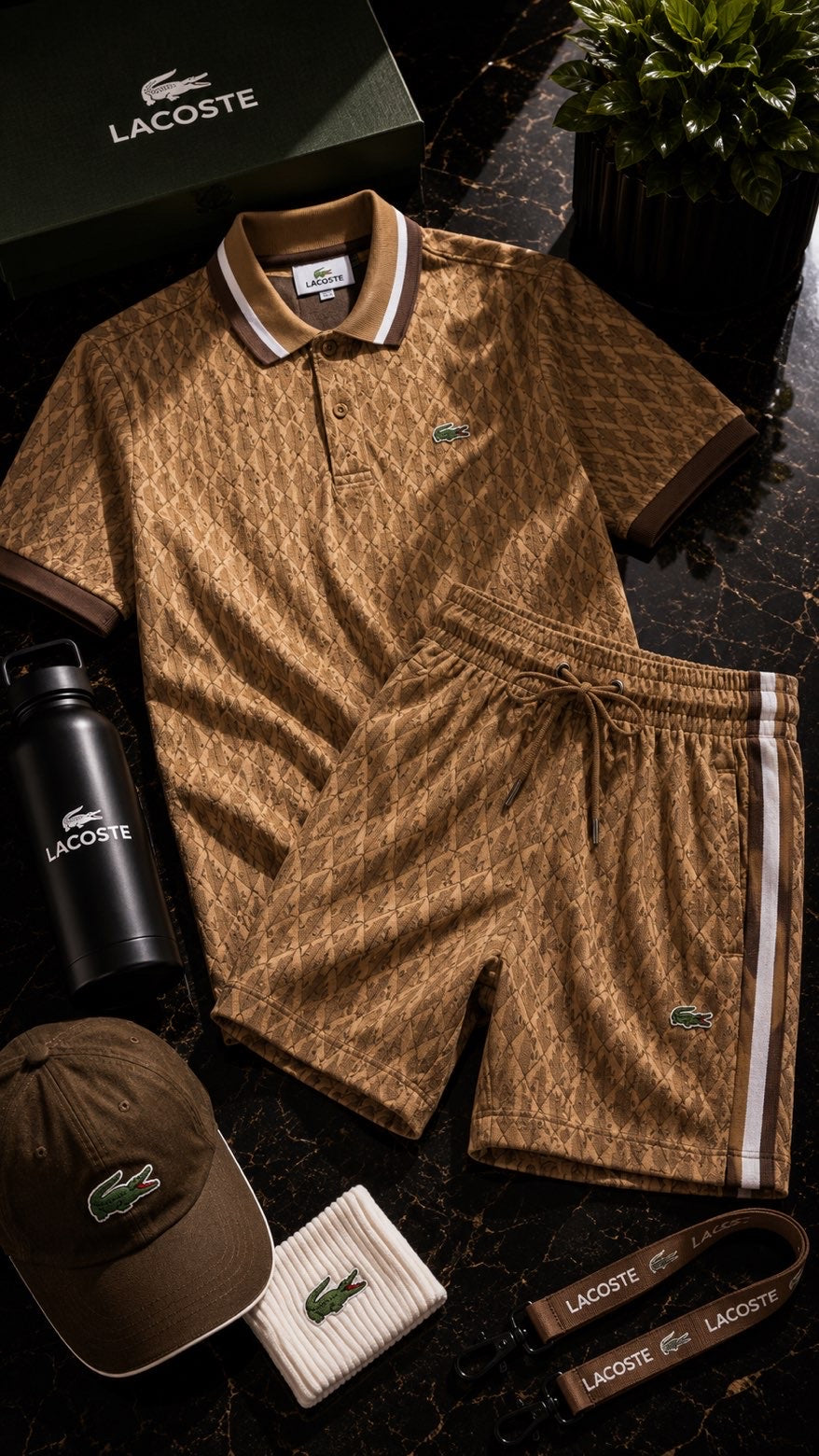 Ensemble Lacoste beige